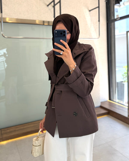 Kiara Belted Trench Coat