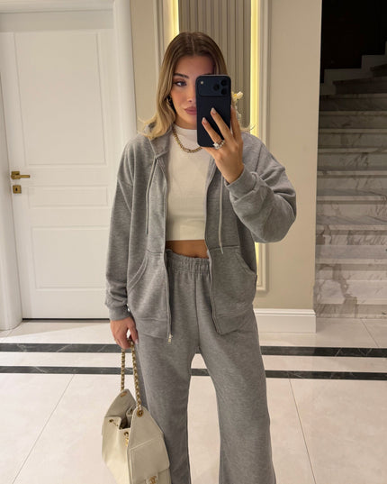 Full-Zip Sweat Tracksuit Set