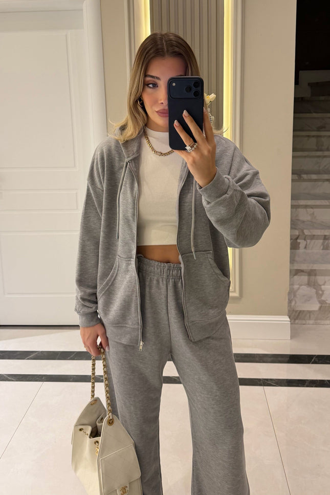 Full-Zip Sweat Tracksuit Set