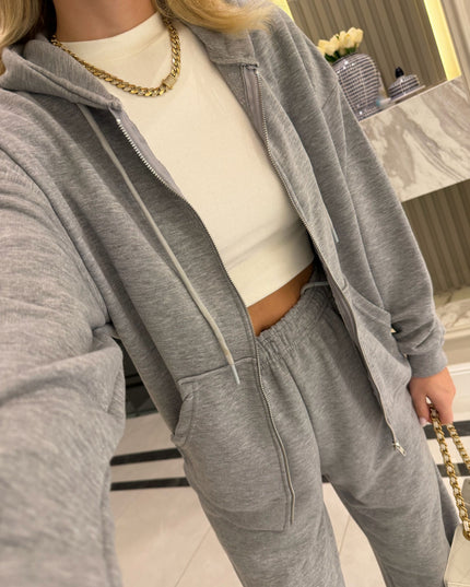 Full-Zip Sweat Tracksuit Set