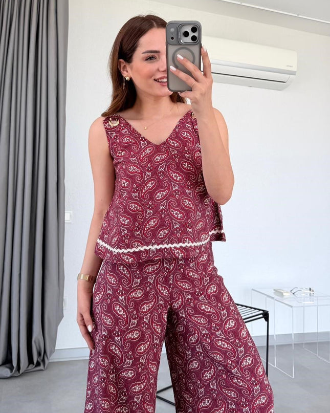 Lydia Shawl Patterned Premium Set