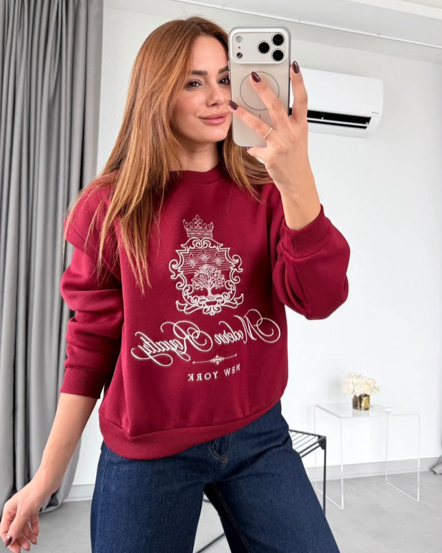 Lesar Burgundy Sweatshirt