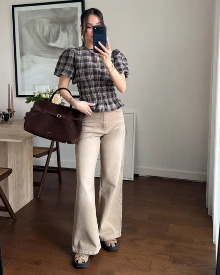 YÜKSEK BEL KEMER DETAYLI JEAN 