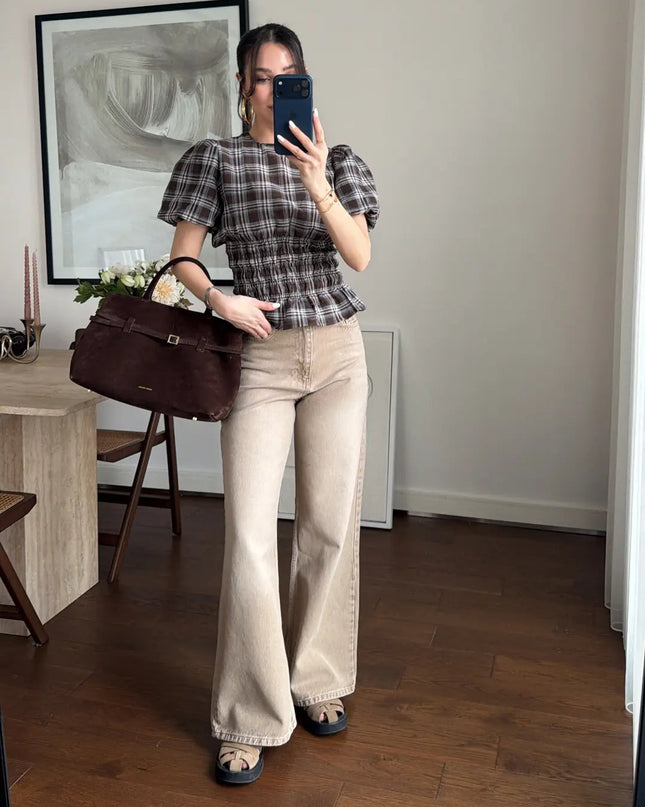 YÜKSEK BEL KEMER DETAYLI JEAN 