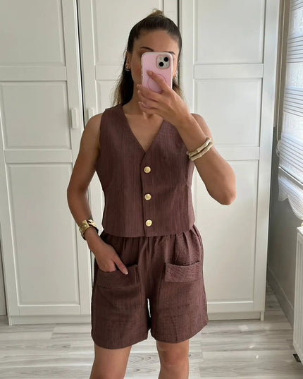 Acıkahve Alt-üst takım 