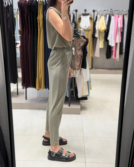 Thick Strap Modal Set - Khaki