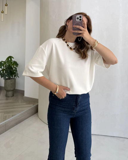 Kalpli T-Shirt - Siyah - Kod: 1113