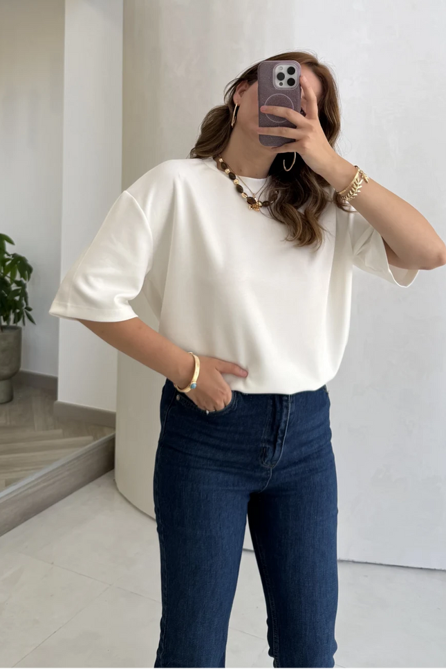Kalpli T-Shirt - Siyah - Kod: 1113