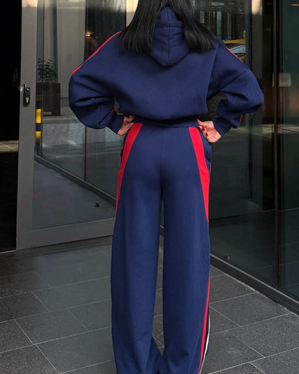 Lenis Three-Piece Sports Set - Navy