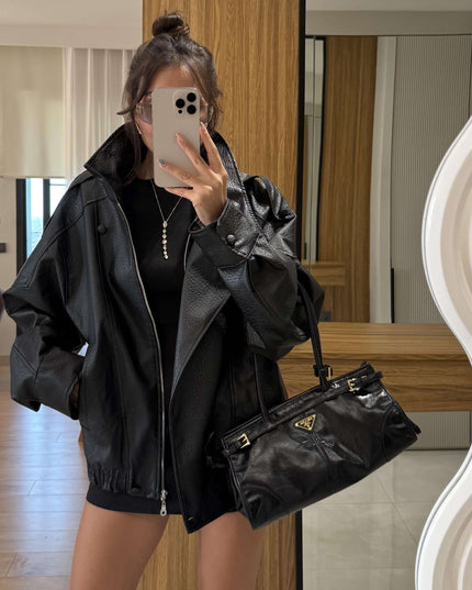 Macoron Rough Leather Jacket