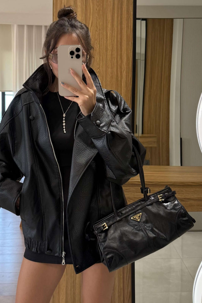 Macoron Rough Leather Jacket