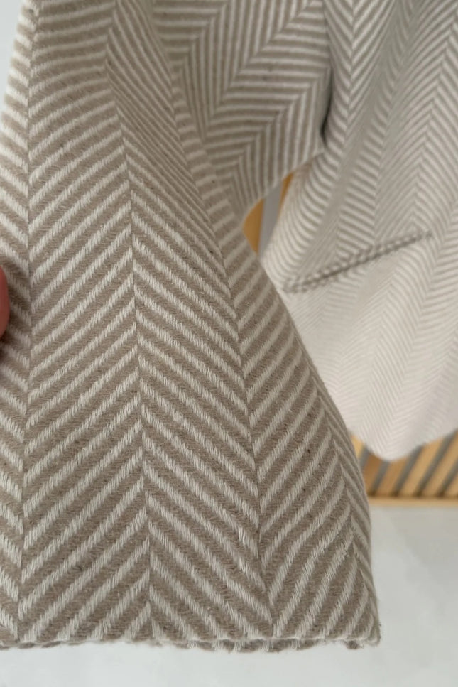 Chic Stone Wool Blend Coat
