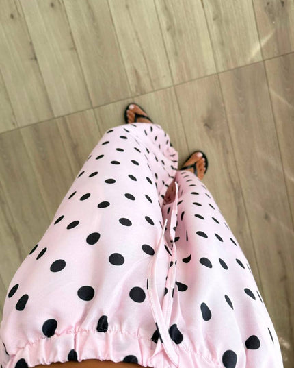 Polka balloon pants