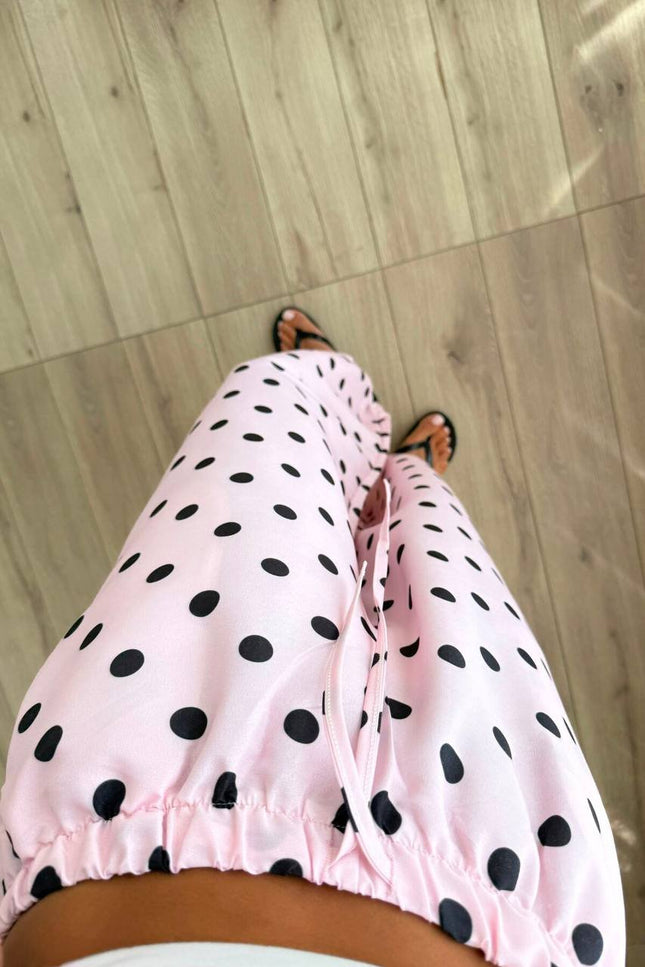 Polka balloon pants