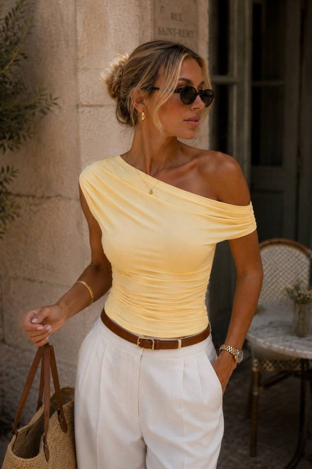 offshoulder lycra top