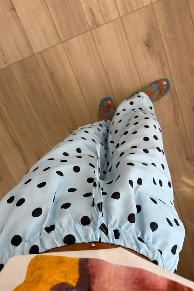 Polka balloon pants
