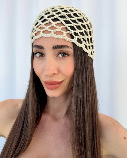 crochet head piece