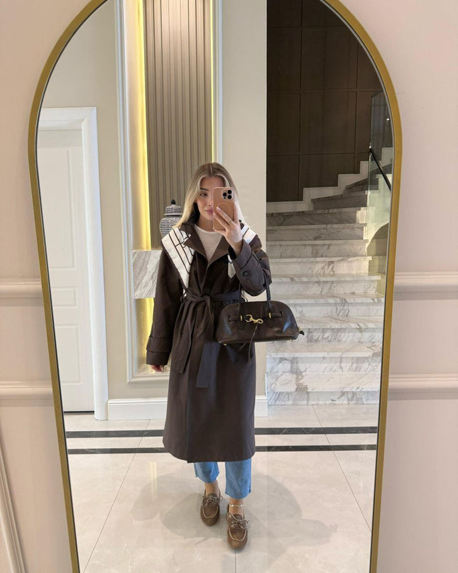 Simabelle Long Trench-Coat