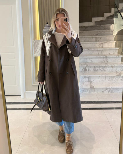 Simabelle Long Trench-Coat