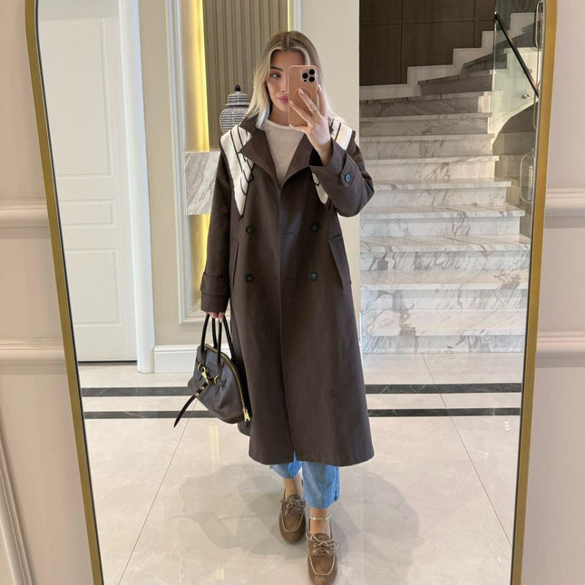 Simabelle Long Trench-Coat