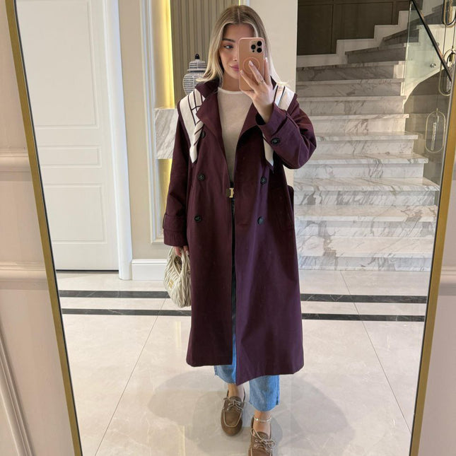 Simabelle Long Trench-Coat