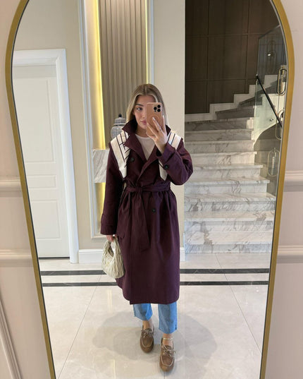 Simabelle Long Trench-Coat