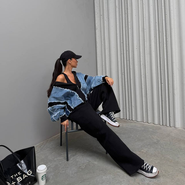 Rosanna Denim Tracksuit
