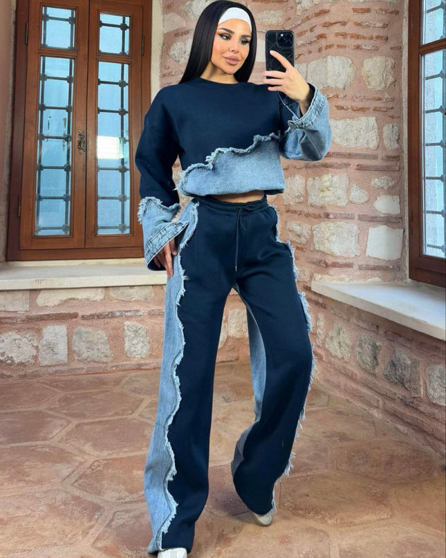 Fabiolla Denim Tracksuit