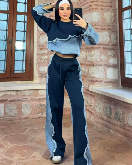 Fabiolla Denim Tracksuit