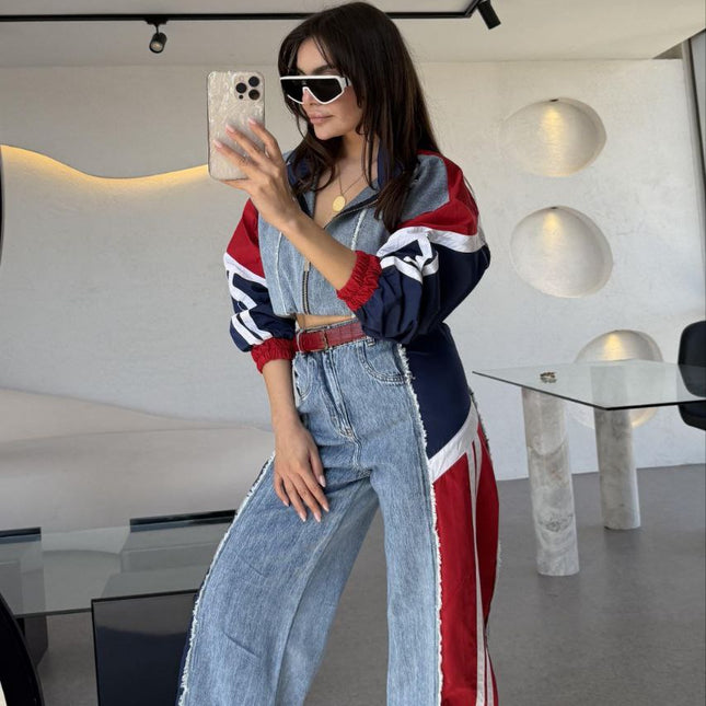 Flora Denim Set