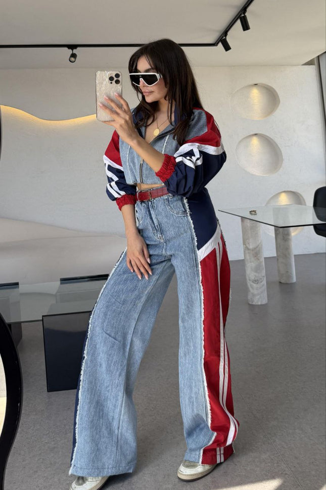 Flora Denim Set