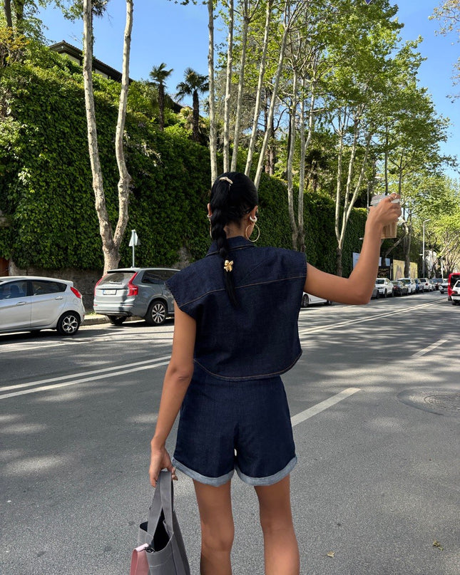 Kelly Denim Set Short & Jacket