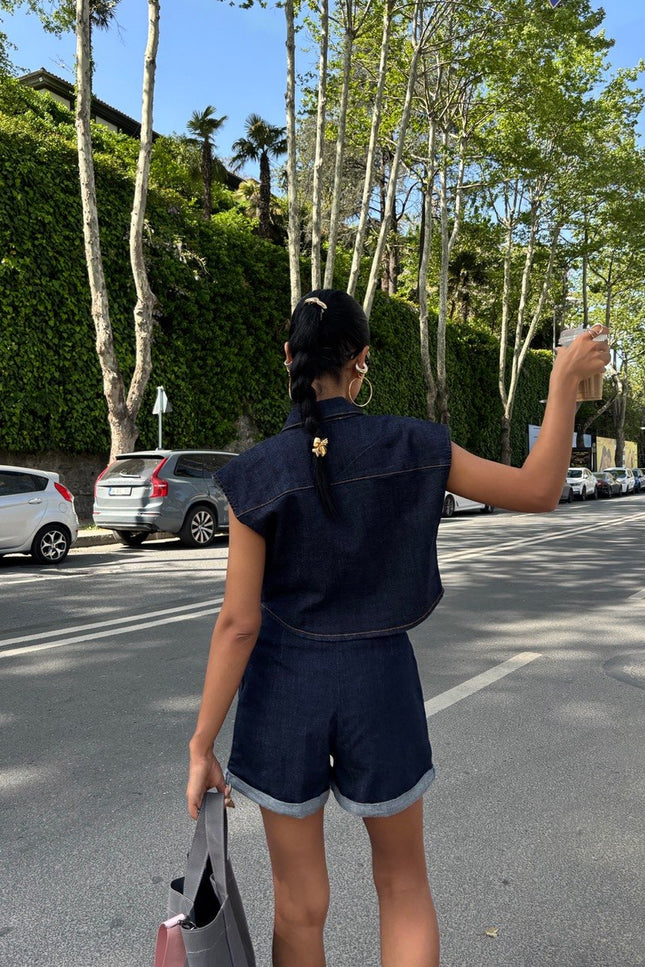 Kelly Denim Set Short & Jacket