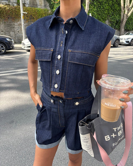 Kelly Denim Set Short & Jacket