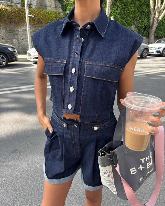 Kelly Denim Set Short & Jacket