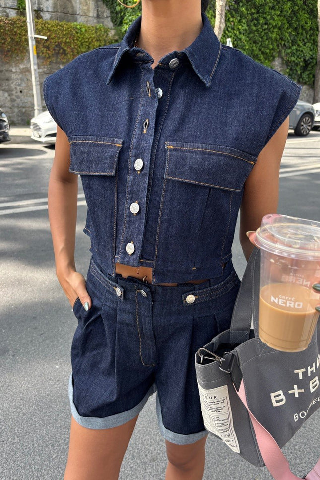 Kelly Denim Set Short & Jacket