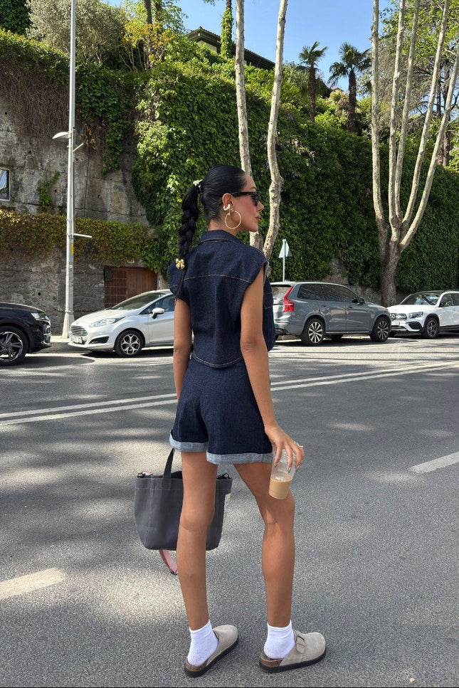 Kelly Denim Set Short & Jacket