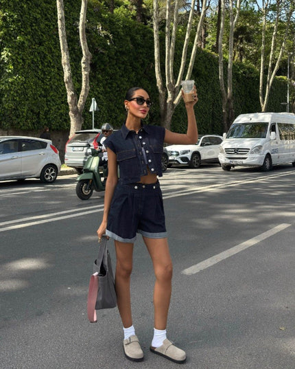 Kelly Denim Set Short & Jacket