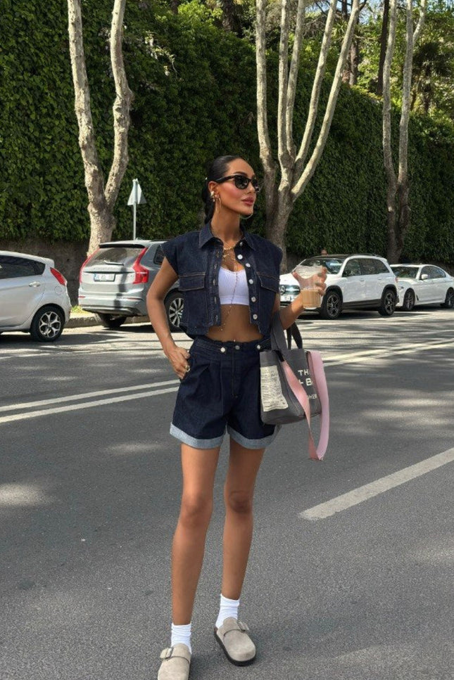 Kelly Denim Set Short & Jacket