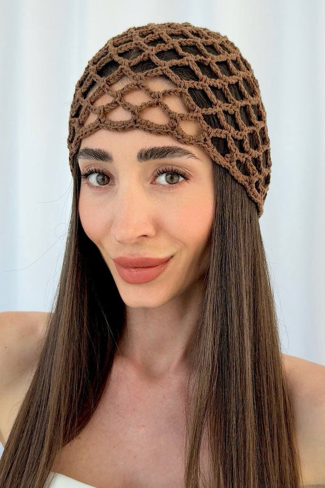crochet head piece