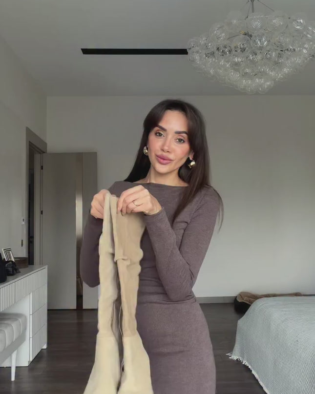 Selena Boat Neck Dress