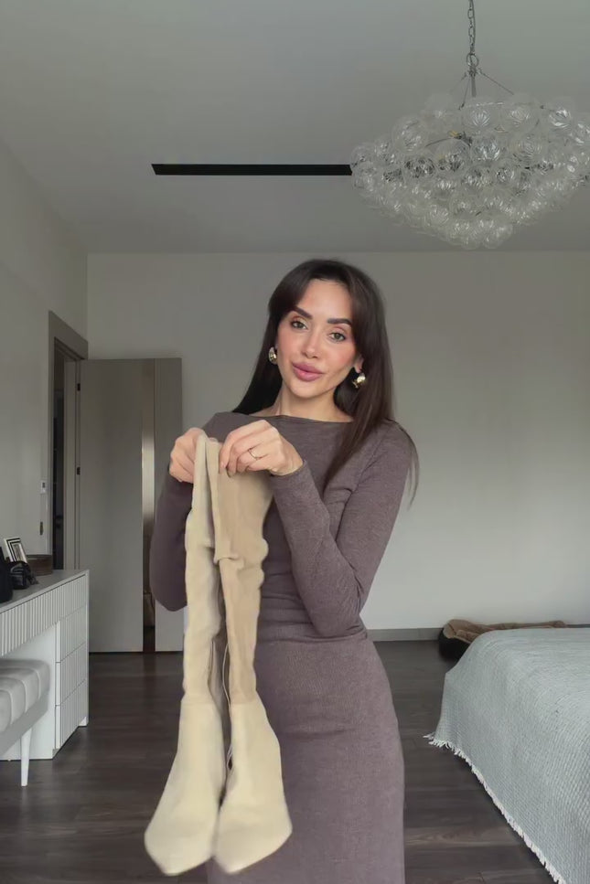 Selena Boat Neck Dress