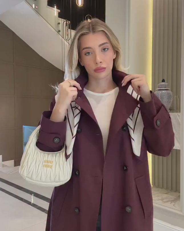 Simabelle Long Trench-Coat