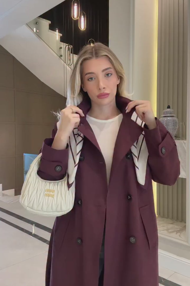 Simabelle Long Trench-Coat