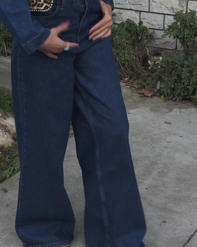 Zr Design Elegant Denim Set With Trousers