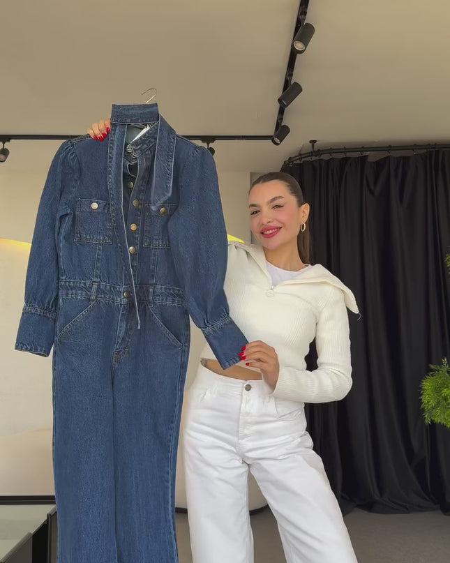 Denim Jumpsuit