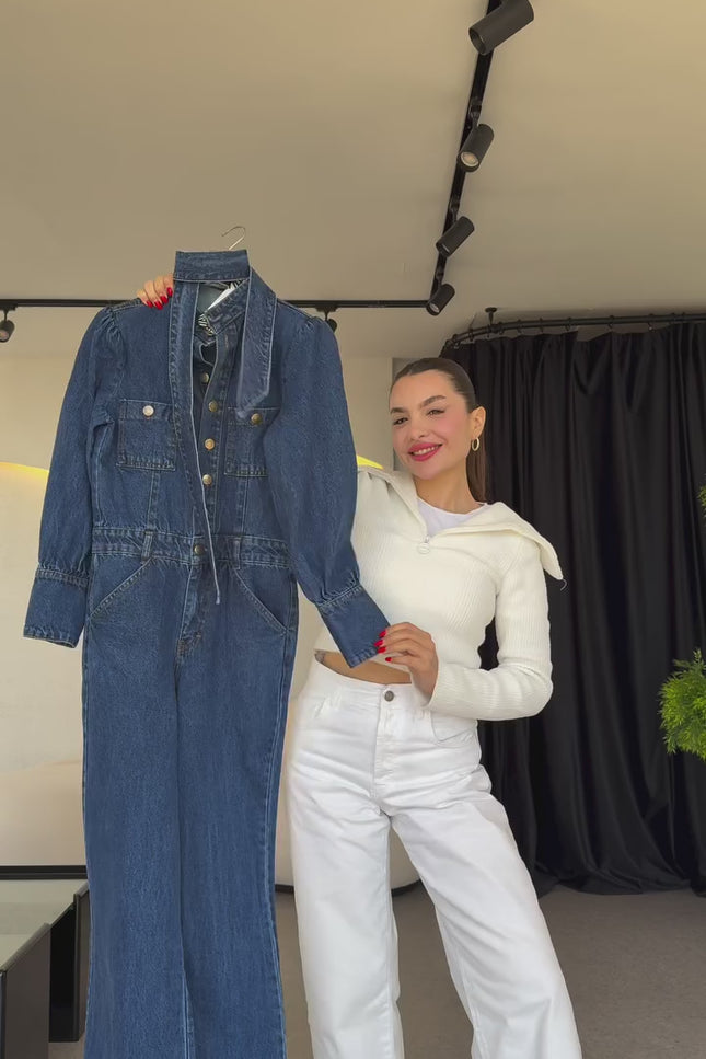 Denim Jumpsuit