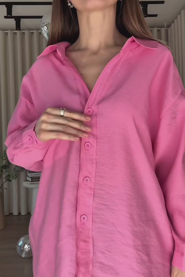 Tensel Oversize Shirt (Perry)