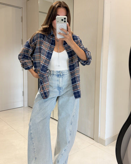Royal Navy Plaid Shirt