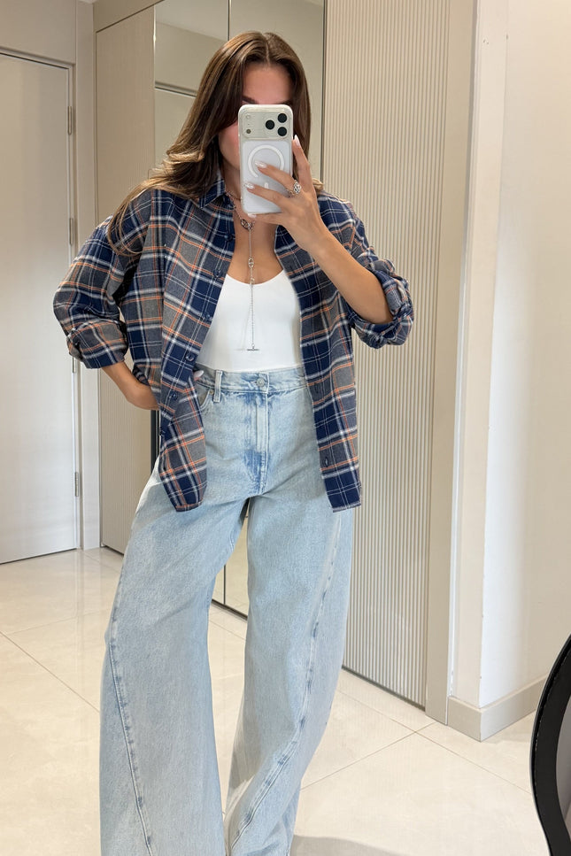 Royal Navy Plaid Shirt